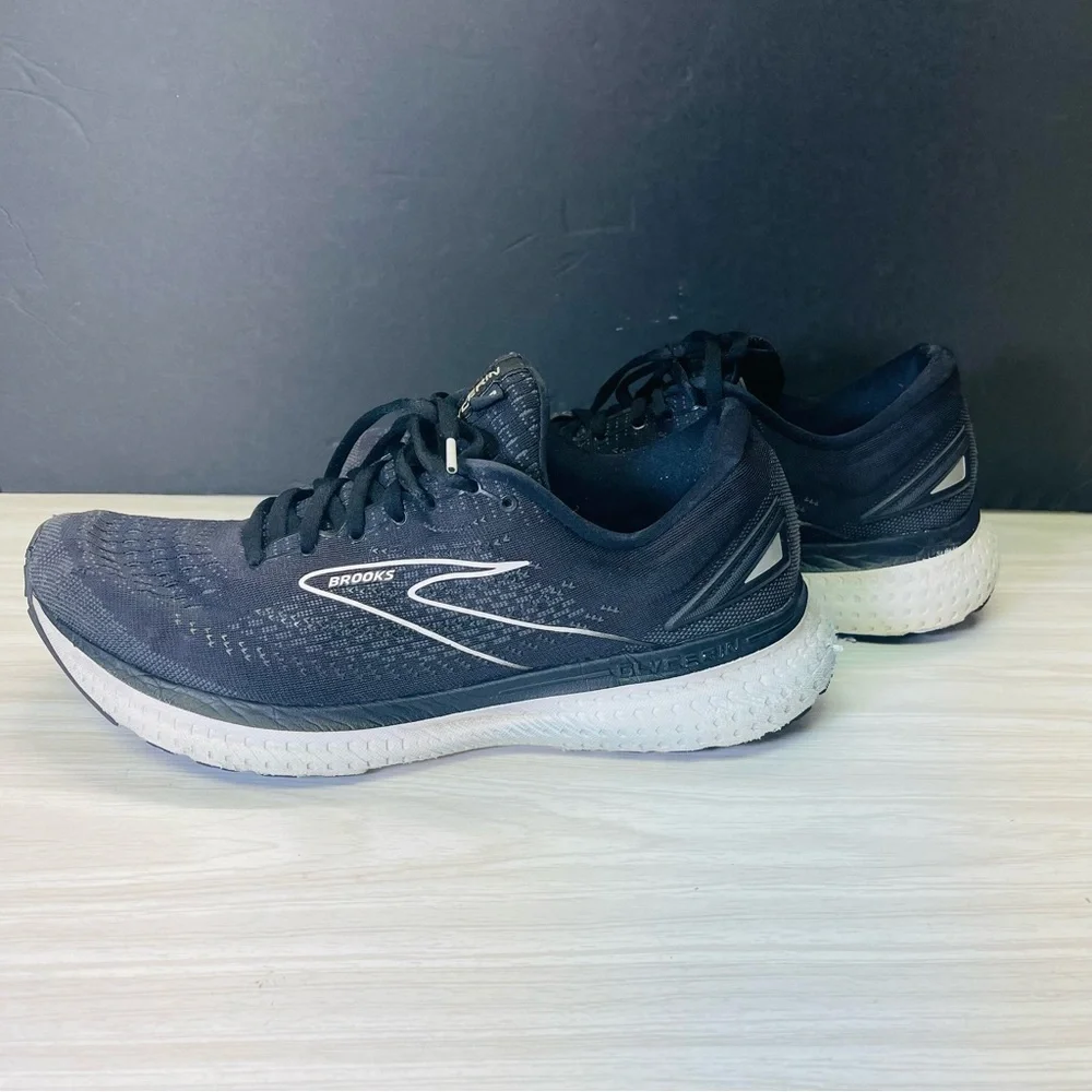 Men’s Brooks Glycerin 19 Black/White Size 11 Wide(2E)